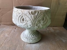 FLEUR-DE-LYS URN- DEPICTING THE STYLIZED 3 PETAL DESIGN - COLLECTION ONLY - LOCATION FLOOR