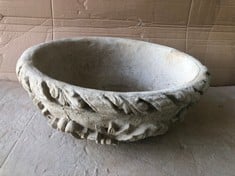 ACANTHUS URN- LARGE URN DECORATED WITH ACANTHUS LEAVES - COLLECTION ONLY - LOCATION FLOOR