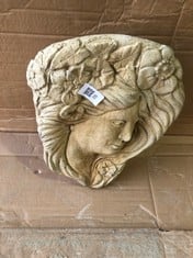 LADY'S FACE- WALL MOUNTED PLAQUE - COLLECTION ONLY - LOCATION FLOOR