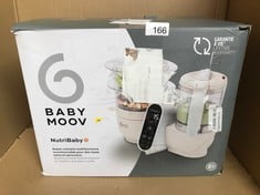 BABYMOOV NUTRIBABY PLUS 6 IN 1 BABY FOOD MAKER, BABY FOOD BLENDER AND STEAMER, FOOD PROCESSOR FOR WEANING, WARMER, DEFROSTER, STERILISER, NUTRITIONIST APPROVED.: LOCATION - B RACK