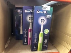 QUANTITY OF ITEMS TO INCLUDE ORAL-B PRO JUNIOR KIDS ELECTRIC TOOTHBRUSH, 1 TOOTHBRUSH HEAD, 3 MODES WITH KID-FRIENDLY SENSITIVE MODE, FOR AGES 6+, GREEN: LOCATION - D RACK