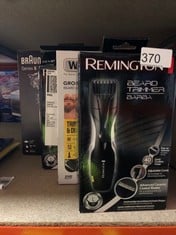 QUANTITY OF HEALTH & BEAUTY ITEMS TO INCLUDE REMINGTON BARBA BEARD TRIMMER (ADVANCED CERAMIC BLADES, POP-UP DETAIL TRIMMER, ADJUSTABLE ZOOM WHEEL, 9 LENGTH SETTINGS, COMB ATTACHMENT, CORD OR CORDLESS