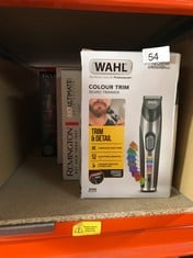 QUANTITY OF ITEMS TO INCLUDE WAHL COLOUR TRIM STUBBLE AND BEARD TRIMMER, TRIMMERS FOR MEN, BEARD TRIMMING KIT, MEN’S STUBBLE TRIMMERS, RECHARGEABLE TRIMMER, MALE GROOMING SET, BEARD CARE KIT, COLOUR