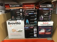 QUANTITY OF ITEMS TO INCLUDE BREVILLE DIAMONDXPRESS STEAM IRON | 3100 W | 200G STEAM SHOT | MULTI-DIRECTIONAL DIAMOND CERAMIC SOLEPLATE | 400 ML EASY-FILL WATER TANK WHITE & ROSE GOLD | VIN401: LOCAT