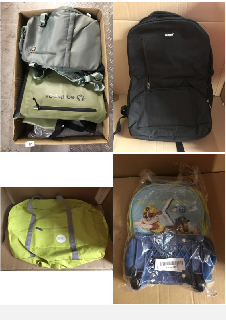 QUANTITY OF CLOTHING & APPAREL ITEMS TO INCLUDE GREEN BACKPACK: LOCATION - A RACK