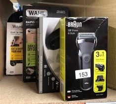 QUANTITY OF HEALTH & BEAUTY ITEMS TO INCLUDE BRAUN SERIES 3 STYLE & SHAVE ELECTRIC SHAVER, ELECTRIC RAZOR FOR MEN WITH PRECISION BEARD TRIMMER AND 5 COMBS, GIFTS FOR MEN, UK 2 PIN PLUG, 300BT, BLACK