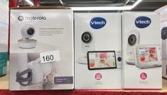 QUANTITY OF  ITEMS TO INCLUDE MOTOROLA NURSERY VM 855 CONNECTED WIFI VIDEO BABY MONITOR - WITH MOTOROLA NURSERY APP AND 5-INCH PARENT UNIT - NIGHT VISION, TEMPERATURE AND TWO-WAY TALK: LOCATION - C R