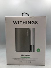 WITHINGS BPM CORE - ELECTRIC ARM BLOOD PRESSURE MONITOR WITH ECG AND DIGITAL STETHOSCOPE, WI-FI SYNCHRONIZATION.: LOCATION - TOP 50 RACK