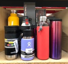 QUANTITY OF ITEMS TO INCLUDE CONTIGO BYRON SNAPSEAL TRAVEL MUG | STAINLESS STEEL THERMAL MUG | VACUUM FLASK | LEAK PROOF TUMBLER | COFFEE TO GO MUG WITH BPA FREE EASY-CLEAN LID | LICORICE | 470 ML: L