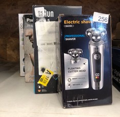 QUANTITY OF HEALTH & BEAUTY ITEMS TO INCLUDE BRAUN SERIES 5 ELECTRIC SHAVER, WITH BEARD TRIMMER, CHARGING STAND, WET & DRY, 100% WATERPROOF, EASY CLEAN SYSTEM, 2 PIN BATHROOM PLUG, 50-M4500CS, MINT R