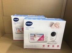 QUANTITY OF BABY & TODDLER ITEMS TO INCLUDE VTECH LM808-1W BABY MONITOR WITH CAMERA,300M LONG RANGE, AUTO NIGHT VISION, VIDEO BABY MONITOR WITH 5" SCREEN, 2-WAY AUDIO TALK, TEMPERATURE SENSOR, POWER