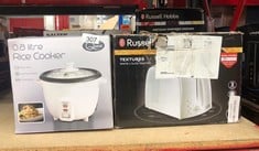 QUANTITY OF KITCHEN & APPLIANCES ITEMS TO INCLUDE QUEST 35530 0.8L RICE COOKER / UPTO 4 SERVINGS / NON-STICK REMOVABLE BOWL / KEEP WARM FUNCTIONALITY / INCLUDES MEASURING CUP & SPATULA / COOK WHITE O