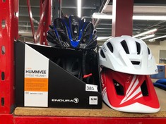 QUANTITY OF SPORTS & EXERCISE ITEMS TO INCLUDE ENDURA MEN'S HUMMVEE HELMET, MATT BLACK, S-M: LOCATION - D RACK