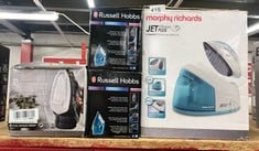 QUANTITY OF KITCHEN & APPLIANCES ITEMS TO INCLUDE RUSSELL HOBBS SUPREME STEAM IRON, POWERFUL VERTICAL STEAM FUNCTION, NON-STICK STAINLESS STEEL SOLEPLATE, EASY FILL 300ML WATER TANK, 110G STEAM SHOT,