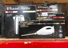 QUANTITY OF KITCHEN & APPLIANCE TO INCLUDE RUSSELL HOBBS QUIET KETTLE: LOCATION - E RACK