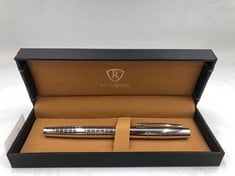 RUCKSTUHL STAINLESS STEEL LUXURY PEN IN GIFT BOX-HAND ASSEMBLED- RRP £80: LOCATION - TOP 50 RACK