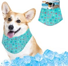 QUANTITY OF MAX CHILL OUT DOG ICE BANDANA, INSTANT COOLING PET BANDANA, BREATHABLE SCARF DOG CAT ICE COLLAR FOR SUMMER (S) - TOTAL RRP £291: LOCATION - A RACK