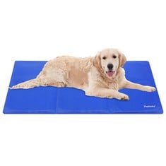 10 X PETISAY DOG COOLING MAT(90 * 50CM) - PRESSURE-ACTIVATED GEL SELF-COOLING PADS FOR DOGS- KEEP YOUR DOGS AND CATS COMFORTABLE ALL SUMMER - AVOID OVERHEATING (L) - TOTAL RRP £104: LOCATION - A RACK