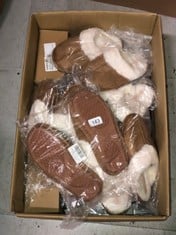 QUANTITY OF ASSORTED ITEMS TO INCLUDE LADIES SLIPPERS WOMEN SIZE 5 6 7 8 WOMENS WOMANS SLIPPERS LADY SLIPPER FLUFFY WOMEN SIZE 4 5 FUZZY MULE SLIPPER WARM INDOOR SLIPPERS BEDROOM SLIPPERS S069 (5/6 U