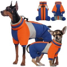 8 X KUOSER DOG JACKET, DOG COATS FOR SMALL DOGS, THICK DOG WINTER JACKET PET SNOW JACKET WITH ZIPPER, SMALL DOG COAT HIGH COLLAR DOG VEST FOR YORKIE MALTESE BICHON - TOTAL RRP £133: LOCATION - B RACK