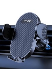 24 X TOPK CAR PHONE HOLDER, AIR VENT CAR PHONE MOUNT CRADLE 360° ROTATION UPGRADED SUPER STABLE HOOK CLIP PHONE HOLDER FOR CARS COMPATIBLE WITH 4.0''-6.7'' PHONES - TOTAL RRP £185: LOCATION - B RACK