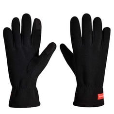 12 X EROILOR LIGHT SPORTS GLOVES RUNNING GLOVES WARM UP WINTER GLOVES WITH TOUCHSCREEN FUNCTION - BLACK - S/M - TOTAL RRP £101: LOCATION - D RACK