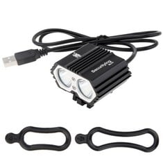 9 X SECURITYING USB POWERED BICYCLE LIGHT, LED HEADLAMP WATERPROOF 700 LUMENS 4 MODES CYCLING FRONT LAMP BIKE HEADLIGHT FOR MOUNTAIN ROAD, KIDS AND CITY BICYCLE - NO INTERNAL BATTERY - TOTAL RRP £127