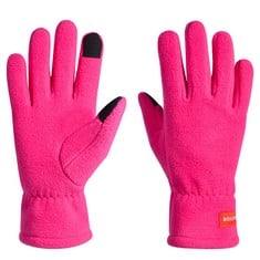 17 X EROILOR LIGHT SPORTS GLOVES RUNNING GLOVES WARM UP WINTER GLOVES WITH TOUCHSCREEN FUNCTION - PINK - L/XL - TOTAL RRP £126: LOCATION - E RACK