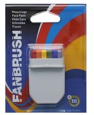 40 X GENERIQUE RAINBOW FAN BRUSH FACE PAINT FOR GAY PRIDE CELEBRATIONS - TOTAL RRP £133: LOCATION - F RACK