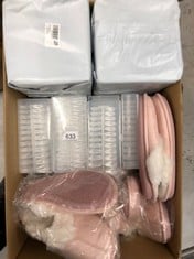 QUANTITY OF ITEMS TO INCLUDE WOMANS PINK SLIPPERS SIZE 6 UK: LOCATION - F RACK