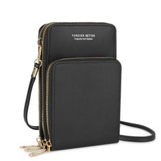 18 X WOMEN'S CROSSBODY PHONE BAG, TOUCH SCREEN PHONE CROSSBODY WALLET, LIGHTWEIGHT PU LEATHER, WITH ADJUSTABLE STRAPS, WALLET SHOULDER BAG HANDBAG MULTI-COMPARTMENT BAG FOR GIRLS - TOTAL RRP £159: LO