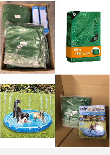 QUANTITY OF ASSORTED ITEMS TO INCLUDE BEGRIT GREENHOUSE SHADING NET WITH GROMMETS PERGOLA SHADING NETTING 50% SHADING RATE UV RESISTANT SUNBLOCK SHADE CLOTH GREENHOUSE SHADING BLINDS FOR GARDEN FLOWE