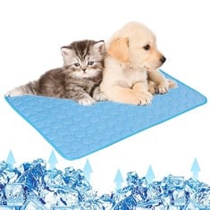 QUANTITY OF ASSORTED ITEMS TO INCLUDE GLAITC COOLING MAT FOR PET,SELF COOLING DOG CAT COOLING MAT CLOTH FABRIC MATERIAL FOLDABLE WASHABLE COOLING PAD FOR PETS CATS PUPPY IN HOT SUMMER SLEEPING,3 SIZE