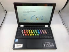 ACER CHROMEBOOK R11 32GB LAPTOP: MODEL NO C738T. INTEL CELERON N3160, 4GB RAM, [JPTE72012]: LOCATION - F RACK