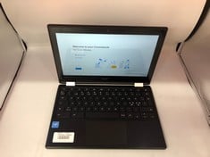 ACER CHROMEBOOK R11 32GB LAPTOP: MODEL NO C738T. INTEL CELERON N3160, 4GB RAM, [JPTE72015]: LOCATION - F RACK