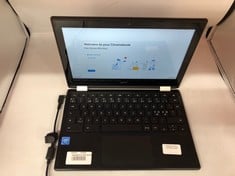 ACER CHROMEBOOK R11 32GB LAPTOP: MODEL NO N15Q8. INTEL CELERON N3160, 4GB RAM, [JPTE72027]: LOCATION - F RACK