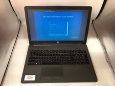 HP 255 G7 NOTEBOOK 128GB SSD LAPTOP: MODEL NO TPN-C136. AMD ATHLON 3050U, 4GB RAM, [JPTE72694]: LOCATION - I RACK