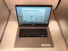 ACER CHROMEBOOK 314 CB314 SERIES 65 GB LAPTOP: MODEL NO N19Q2. INTEL PENTIUM SILVER N503- CPU @ 1.10GHZ, 4GB RAM, [JPTE72091]: LOCATION - I RACK