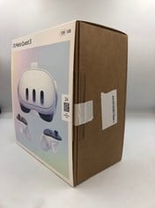 META QUEST 3 128 GB VR HEADSET. [JPTE72529] (RRP-£409): LOCATION - A RACK