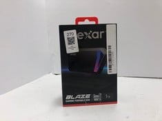 LEXAR 1TB BLAZE PORTABLE SSD: MODEL NO LSL660X001T-RUNNING [JPTE73188]: LOCATION - L RACK