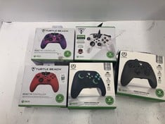 QUANTITY OF XBOX ONE CONTROLLERS TO INCLUDE TURTLE BEACH REACT-R CONTROLLER : LOCATION - O RACK