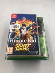 QUANTITY OF GAMES TO INCLUDE THE KARATE KID STREET RUMBLE: LOCATION - R RACK