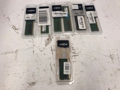 QUANTITY OF ITEMS TO INCLUDE CRUCIAL DDR4 3200 8GB: LOCATION - W RACK