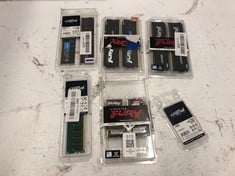 QUANTITY OF ITEMS TO INCLUDE CRUCIAL DDR4 3200 8GB: LOCATION - X RACK