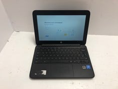 HP CHROMEBOOK 11 G5 16GB LAPTOP.. INTEL CELERON N3060, 4GB RAM, [JPTE73343]: LOCATION - C2 RACK