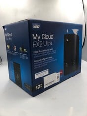 WD MY CLOUD EX2 ULTRA HARD DISC DRIVE: MODEL NO WDBVBZ0120JCH-EESN [JPTE72697]: LOCATION - C RACK