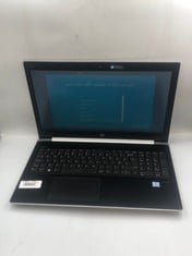 HP PROBOOK 450 G5 256GB SSD LAPTOP: MODEL NO HSN-Q07C (SMASHED / SALVAGE / SPARES). INTEL CORE I5-8250U, 8GB RAM, [JPTE73538]: LOCATION - J2 RACK