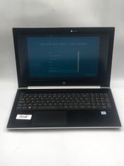 HP PROBOOK 450 G5 256GB SSD LAPTOP: MODEL NO HSN-Q07C. INTEL CORE I5-8250U, 8GB RAM, [JPTE73508]: LOCATION - J2 RACK