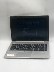 HP ELITEBOOK 840 G5 256GB SSD LAPTOP: MODEL NO HSN-I13C-4. INTEL CORE I5-8250U, 4GB RAM, [JPTE73482]: LOCATION - J2 RACK