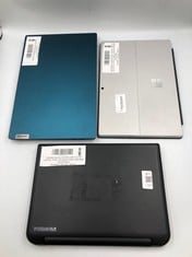 X3 LAPTOPS TO INCLUDE MICROSOFT SURFACE PRO 7 1866 WITH INTEL CORE I5-1035G4, 8GB RAM, 256GB SSD .. (SMASHED / SALVAGE / SPARES) [JPTE73634]: LOCATION - L2 RACK